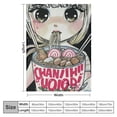 thumbnail image 4 of Ramen Blanket Just A Girl Who Loves Ramen and Boba Throw Blanket Super Warm Soft Plush Lightweight Fleece Flannel Ramen Noodles Blanket Gifts for Girls Baby Kids Women for Sofa Couch Bedding, 4 of 6