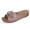 Pink, variant on Slippers for Women,Stylish Opentoe Wedges With Leather Top And Flower Slippers Are Comfortable Shoes With Temperament,Womens Slippers,Brown,9