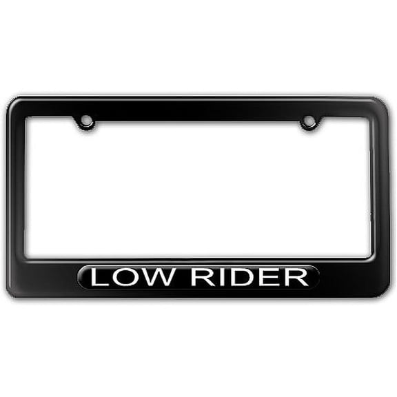 Low Rider - Lowered Cars License Plate Frame