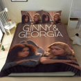 thumbnail image 1 of Ginny y Georgia Conjunto de sábanas temático, trío de piezas, cómodo y amigable con la piel, diseño único, regalo de decoración para el hogar para familiares, amigos y fans,140cm *210cm, 1 of 6