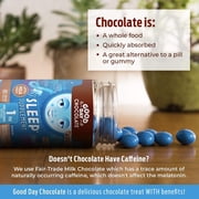 Good Day Chocolate Sleep Supplement with Melatonin, 80 ct