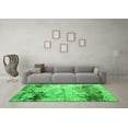 thumbnail image 3 of Ahgly Company Indoor Round Oriental Green Industrial Area Rugs, 3' Round, 3 of 4