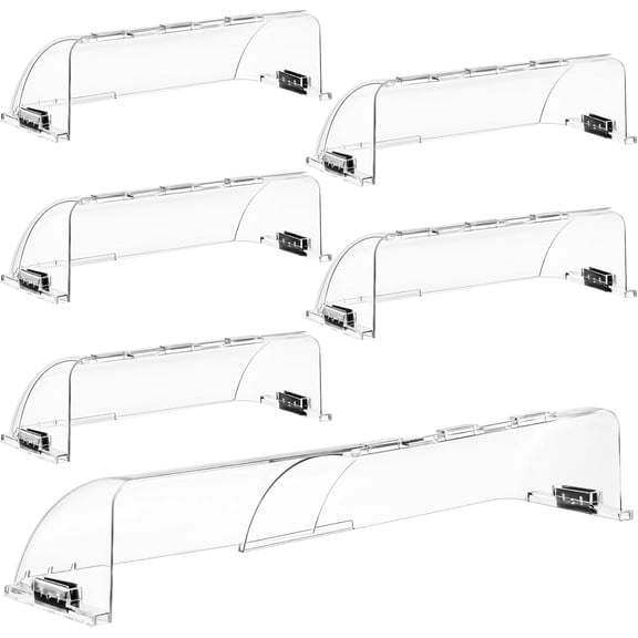 6 Pcs Adjustable Air Vent Deflector, Adjust from 8'' to 14'' for Floor Vents, Magnetic Air and Heat Deflector Vent Covers for Floor Sidewall (Smooth Type)