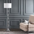 thumbnail image 1 of Safavieh FLL4023A Collection d'Éclairage Lucide Chrome et Lampadaire Clair, 1 of 4