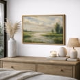 thumbnail image 2 of Framed Canvas Print Vintage Country Landscape Wall Art Farmhouse Decorative for Living Room Bedroom - 16"x24" NATURAL, 2 of 8