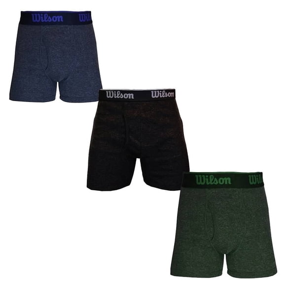 Bóxer Wilson para Hombre, Rib Multicolor 3 Piezas Talla M