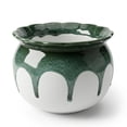 thumbnail image 2 of EFISPSS African violet pots, 6 inch ceramic easy self watering plant pot for busy plant lovers- Green Gradient | Natural Home Decor, 2 of 8