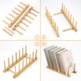 thumbnail image 3 of Estante para Platos Methold Madera Maciza Multiusos 6 Rejillas, 3 of 6