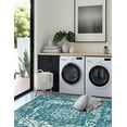 thumbnail image 3 of Unique Loom Richmond Collection Area Rug - Medallion (7' 10" Square Turquoise/Ivory), 3 of 6