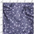 thumbnail image 2 of Soimoi Poly Canvas Purple Fabric By the Yard - 56 Inch Wide - Leaves & Lotus Floral Print Material - Tranquil and Botanical Designs for Stylish Creations Printed Fabric, 2 of 6