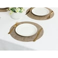 thumbnail image 6 of Unique Bargains Kitchen Placemats Washable Table Mat Wipeable Placemats Apricot 13x13in, 6 of 7