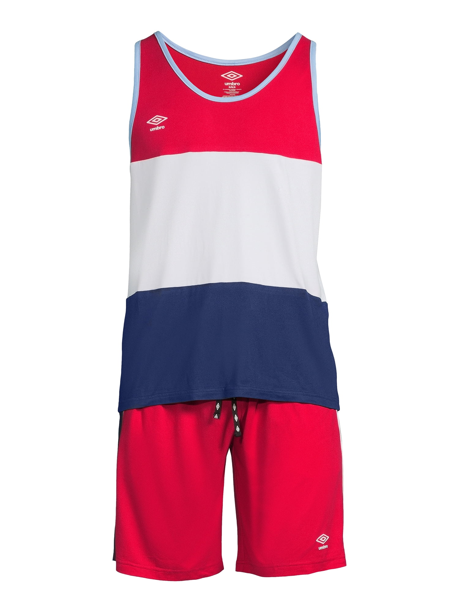 Umbro, Adult Mens, 2-Piece Tank and Sleep Shorts Pajamas Set, Sizes S-2XL