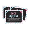 thumbnail image 1 of Inkdotpot 30 Books For Baby Shower Request Cards Bring A Book Instead Of A Card Gender Reveal Its a Boy Its a Girl Baby Shower Invitations Inserts Games, 1 of 6