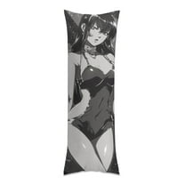 90s Anime Girl Bikini Body Pillow Cover Long Pillow Case Protector Decorative Bedding Soft Large Pillow Cases Covers for Bedroom,Couch,Sofa,20x54inch