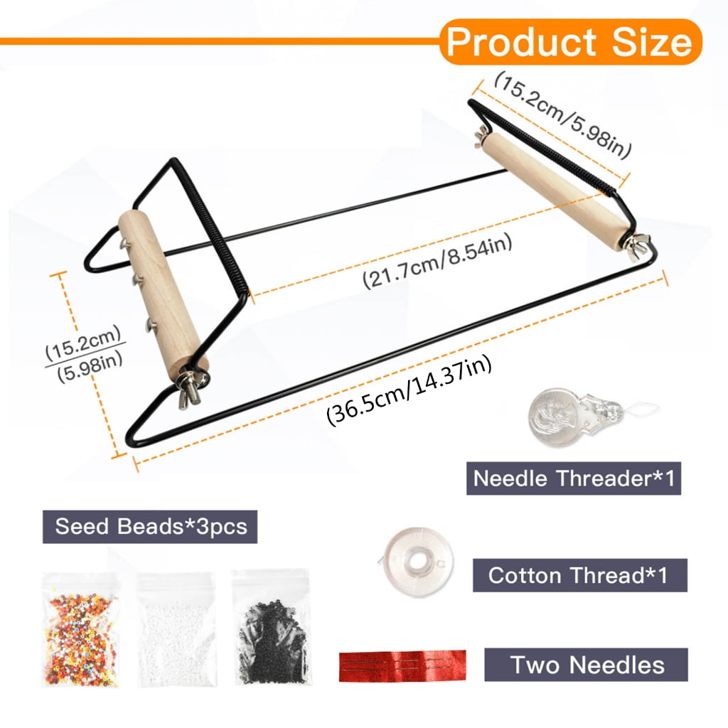 Aellinatey Bead Loom Weaving Machine Jewellery Loom for Weaving DIY Necklace Bracelets