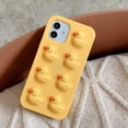 thumbnail image 6 of Yellow Duck Shockproof Silicone Phone Case for Iphone 6 6s 7 8 plus X XR XS 11 12 13 Pro Max Back Cover Reliver Stress, 6 of 6