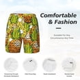 thumbnail image 5 of Balery Tropical Summer Fruit Mens Swim Trunks Swim Shorts for Men Quick Dry Inseam Beach Shorts with Compression Liner Pocket-XX-Large, 5 of 9