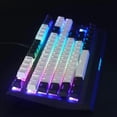 thumbnail image 1 of Teclado mecánico perfke CK73 RGB retroiluminado 87 teclas PBT interruptor rojo, 1 of 5