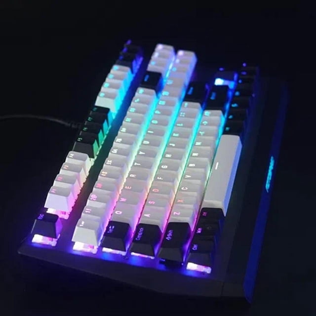 Teclado mecánico perfke CK73 RGB retroiluminado 87 teclas PBT interruptor rojo