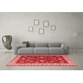 thumbnail image 3 of Ahgly Company Indoor Square Persian Red Traditional Area Rugs, 5' Square, 3 of 4