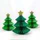 thumbnail image 1 of Puntoco Decoración Navideña Bola De Panal Árbol De Navidad Flor De Papel Verde Conjunto De Tres Piezas Decoración Del Hogar, 1 of 1