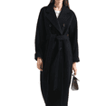 thumbnail image 1 of Gabardina de mujer, abrigo largo cruzado, chaqueta cortavientos, cárdigan, abrigo de invierno, solapas lisas, abrigo de mujer, abrigo de transición cortavientos con bolsillos y botones (2XL), 1 of 6
