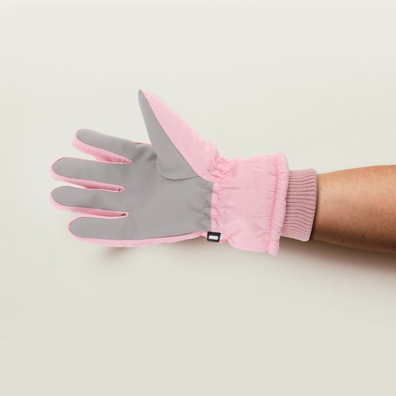 UPOUART Windproof Warmth Pink Gloves for Cold Weather Outdoor Cycling and Skiing