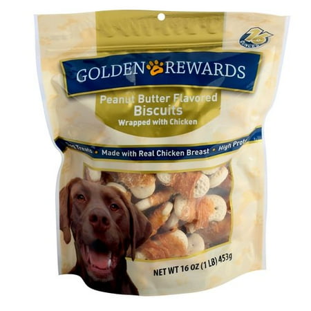 Golden Rewards Peanut Butter Flavored Biscuits Wrapped