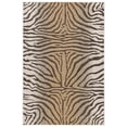 thumbnail image 1 of Trans-Ocean Imports CRES8843112 7 ft. 10 in. Square Liora Manne Carmel Zebra Indoor & Outdoor Rug Wilton Woven Square Rug - Sand, 1 of 1