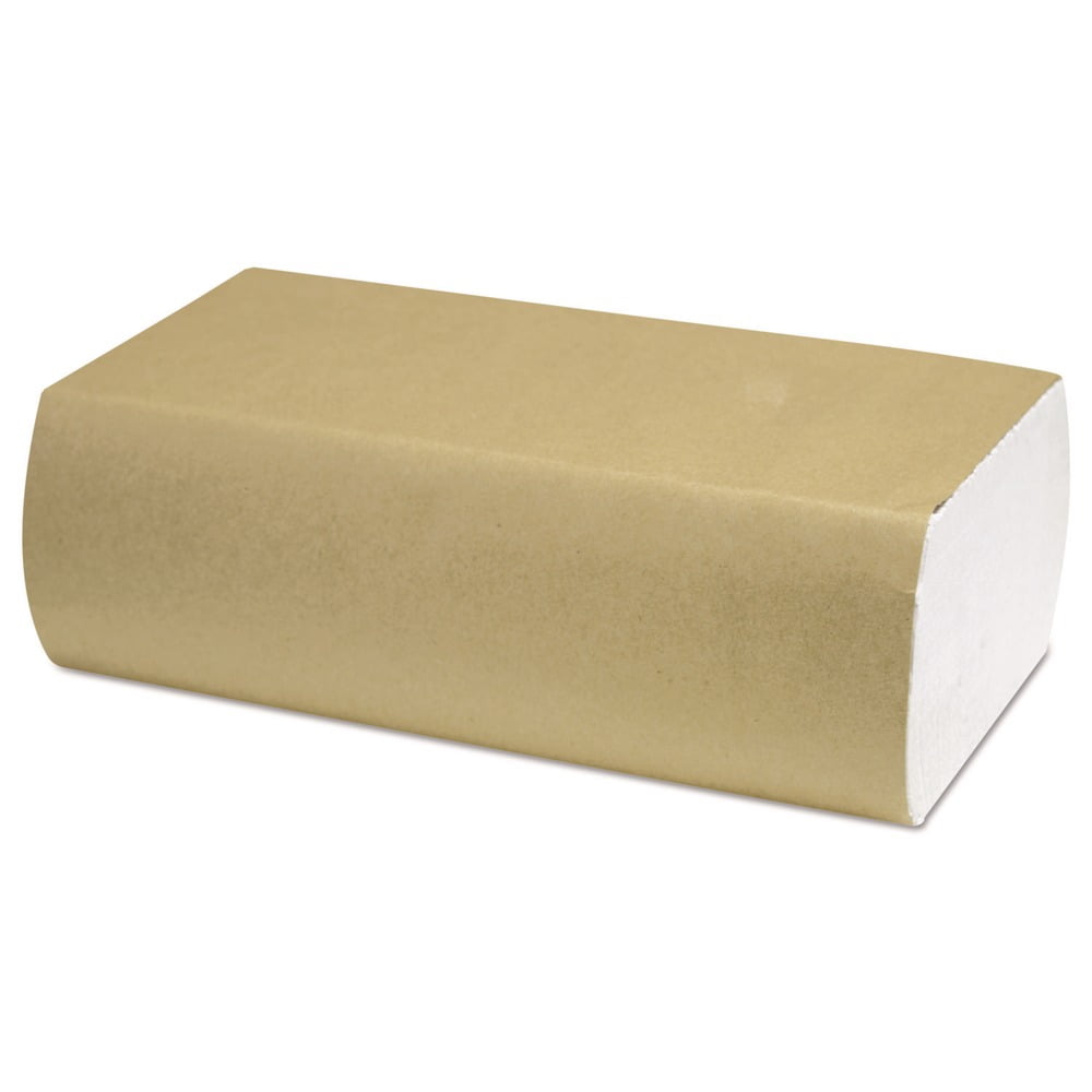 9.13 in. x 9.5 in. Multifold 1-Ply Select Folded Paper Towels - White (4000/Carton)