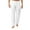 White, variant on Diufon Men's Casual Pants Wide Leg Loose Elastic Drawstring Waist Trousers Trendy Versatile Solid Color Pants