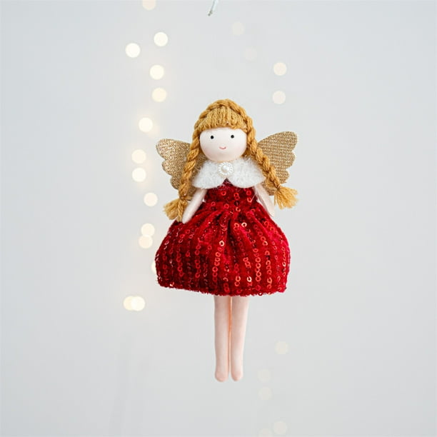 Christmas Pendant Christmas Tree Girl Doll Small Doll Decoration