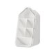 thumbnail image 2 of Desktop Slanted Pen Organizer | Multi-Lattice Plastic Storage Box for Office Supplies | Removable Washable Grids | White Blue Green | 21.6x11x11cm | 1pc, 2 of 6