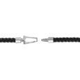 thumbnail image 3 of Black Leather Braided Bracelet, 3 of 3