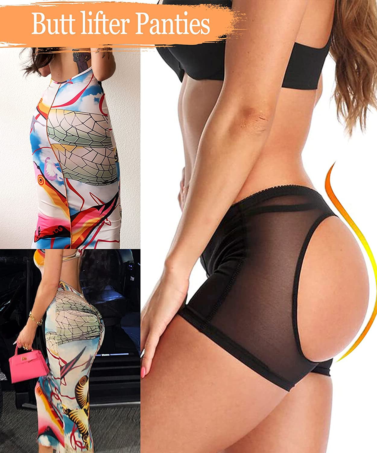 Women Butt Lifter Panties Booty Lift Seamless Shapewear Tummy Control Body  Shaper Enhancer Underwear 
