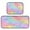 Pastel Rainbow Tie-dye, variant on 2-Piece Kitchen Rugs Set Non-Slip Mats Carpet Floor for Kitchen, Bathroom (19.7"x27.6" & 19.7"x47.2") Pastel Blue Dandelions