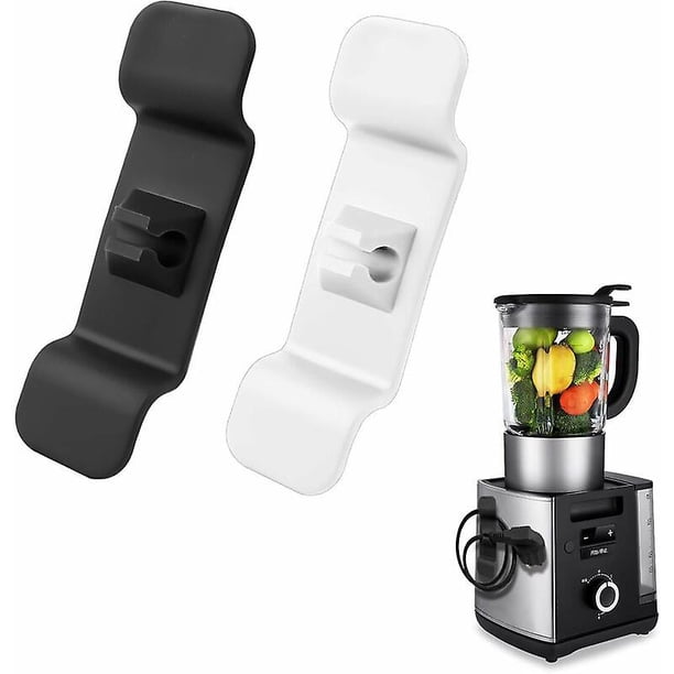 Organizador de cables de 10 piezas para electrodomésticos de cocina, enrollador de cables, gestión de cables adhesivos para electrodomésticos pequeños, licuadora, licuadora y olla a presión (w