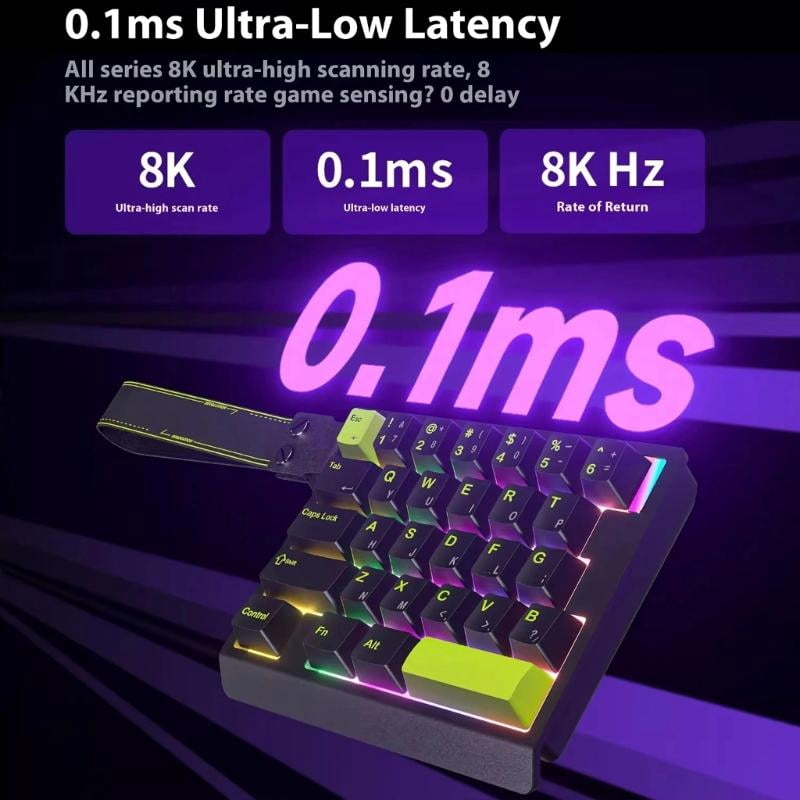 CEORPER Responsive 8K Magnetic Switches Keyboards Multimedia Key Detachable Cable