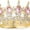 Gold pink, variant on Monebena Crown for Women, KC Gold Rhinestone Queen Crown, Elegant Tiara for Bridal, Birthday & Costume Events, Crystal Princess Hair Accessories