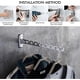 thumbnail image 3 of 2Pcs Wall Mounted Clothes Hanger Clothes Drying Rack Drying Rack 90 Rotation Wall Mounted Foldable Clothes Rack with Screws and Anchors, 3 of 5