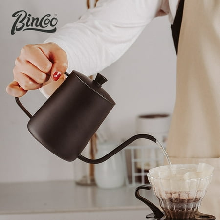 Bincoo Coffee Filter Cup Hanging Ear Long Narrow Spout Pour Over Kettle Hand Brewed Coffee Pot Coffee Utensils
