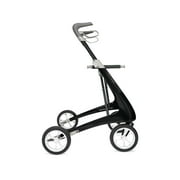 byACRE Carbon Ultralight Comfort Walker Rollator, 18.5In Seat Width, Black Frame, 285-lb Capacity, Carbon Fiber