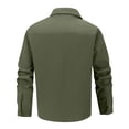 thumbnail image 5 of Kezqiaxn Mens Button Down Shirt Quick Drying Long Sleeve Breathable Work Shirts with Pockets Plus Size Fashion Mens Clothes, 5 of 9