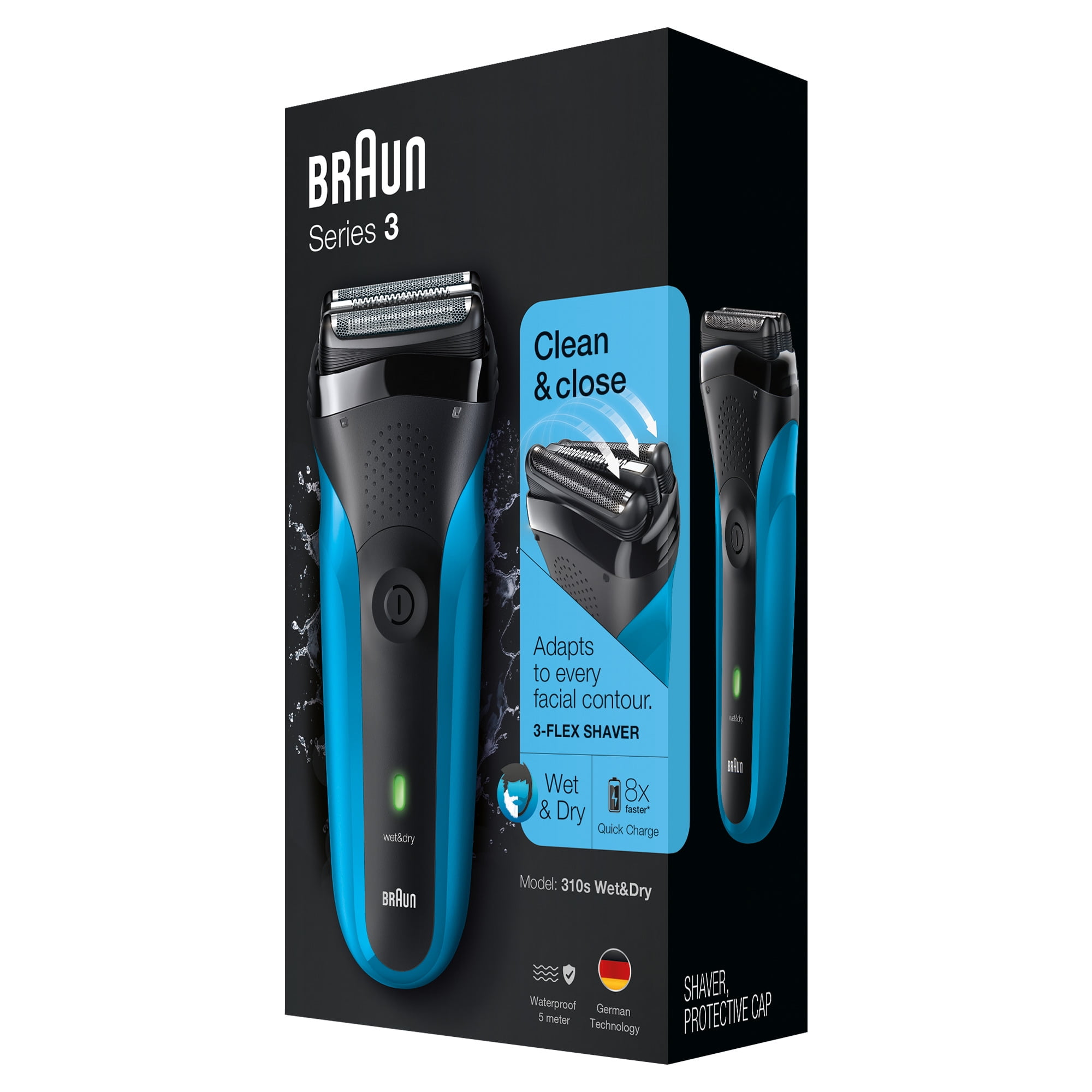 Braun series 3 310s rechargeable wet & dry electric shaver Clearance