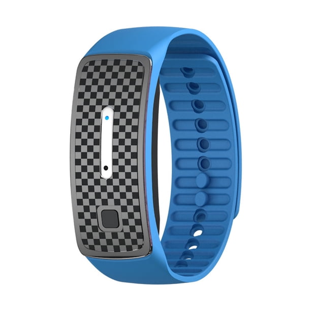Pulsera Repelente Mosquitos Reloj Electrónico Ultrasónico Repelente Mosquitos para Y Adultos Repelente Mosquitos Al Aire Libre (D Azul)