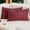 Red, variant on Christmas Pillow Covers 18x18 Set of 2 Buffalo Plaid Striped Christmas Pillow Red Green Christmas Decorations Throw Pillow Cover for Living Room Couch Sofa