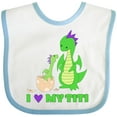 thumbnail image 3 of Inktastic I Love My Titi Boys or Girls Baby Bib, 3 of 4