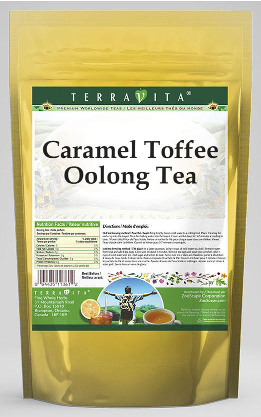 Caramel Toffee Oolong Tea (25 Tea Bags, Zin 540369)