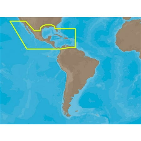 CMAP MAX NAM027 Central America and The Caribbean C Card Central America and The Caribbean