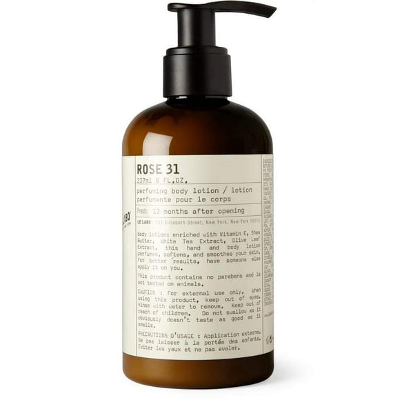 Loción corporal perfumante Le Labo Rose 31 230 ml con vitaminas